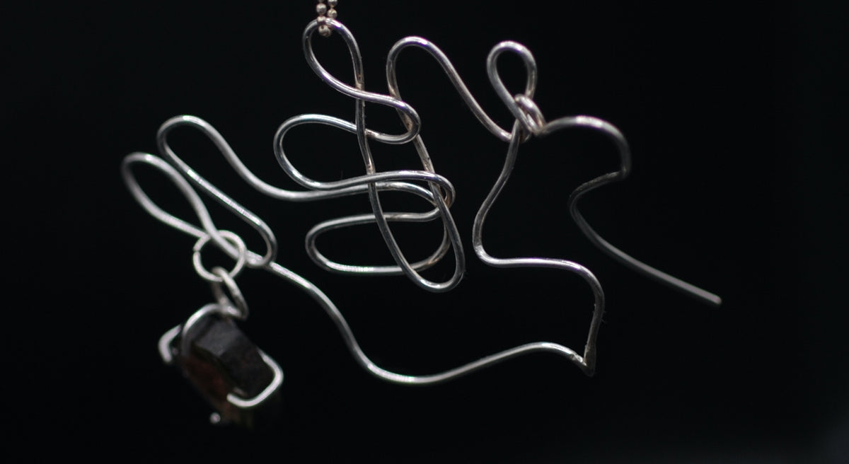 Earrings silver one dove one one hawk